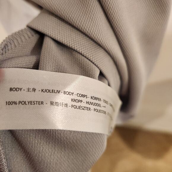 Ariat Tek Mens Gray Casual Performance Golf Polo Shirt Size XL Athleisure Sporty - Picture 9 of 14